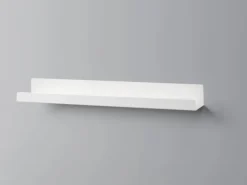 Metall-Wandregal Bix 60 cm x 9 cm x 6 cm Weiß