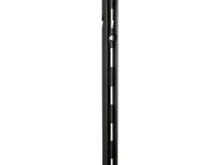 Metall-Wandschiene 1-reihig 100 cm Schwarz