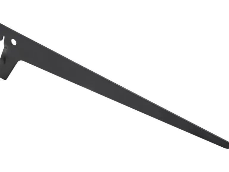 Metall-Winkelträger 1-reihig 30 cm Schwarz
