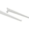 Metall-Winkelträger-Set 1-reihig 38 cm Weiß