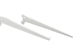 Metall-Winkelträger-Set 1-reihig 38 cm Weiß