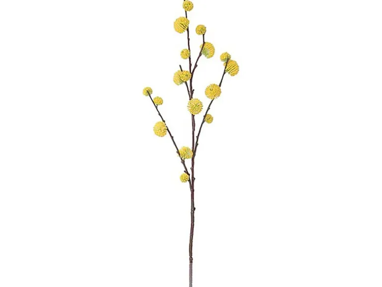 Mica Decorations Distel Gelb 73 cm
