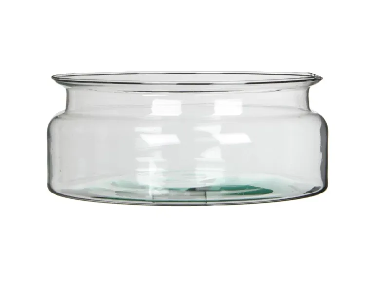 Mica Decorations Glasschüssel Mathew 10 cm x Ø 24 cm Transparent