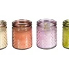 Mica Decorations Kerzen Citronella Braun Grün Lila Hellbraun Ø10 cm Farbsortiert