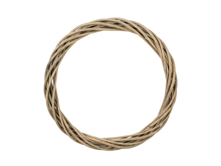 Mica Decorations Kranz Weide 4 cm x Ø 35 cm Hellbraun