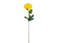 Mica Decorations Kunstblume Chrysantheme Gelb 60 cm