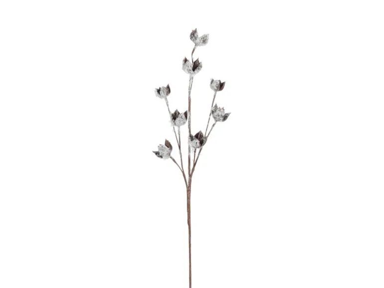 Mica Decorations Tannenkunstzweig Frosted 75 cm Braun
