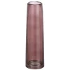 Mica Decorations Vase Glas Xandra 23,5 cm x Ø 7 cm Dunkelbraun