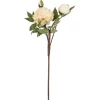 Mica Decorations Zweig Peonie 65 cm Gelb