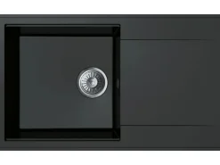 Miló Einbauspüle Granitverbundstoff Palladio 86 Schwarz