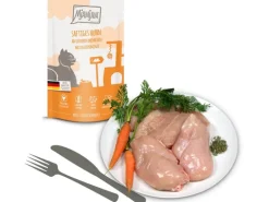 Mjamjam Nassfutter Quetschie Saftiges Huhn an Leckeren Möhrchen 125 g