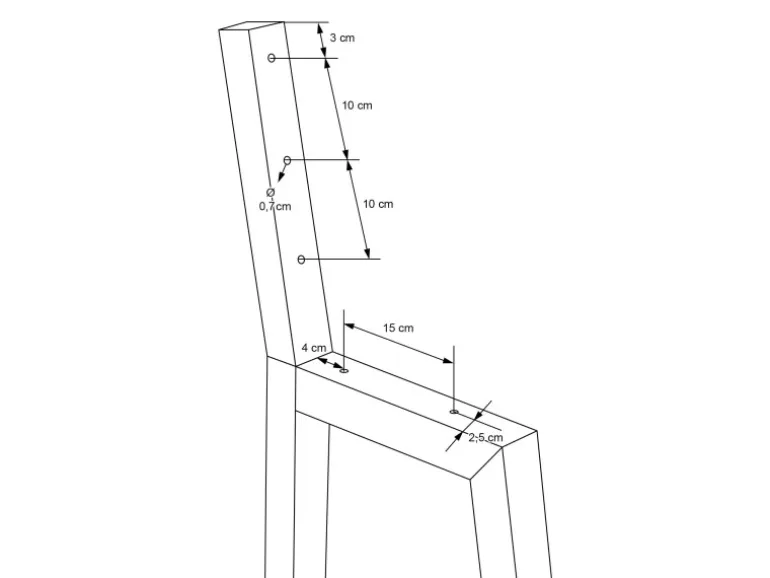 ML-Design 2 Stück Bankbeine H-Form 47x77,5cm Schwarz Bankgestell mit Rückenlehne