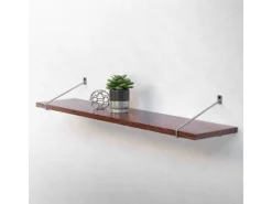 ML-Design 2 Stück Regalhalterung 265 mm Silber aus Stahl Haarnadel Regalwinkel
