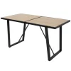 ML-Design Esstisch 140x70x75 cm Eiche Optik Rechteckiger für 6 Personen