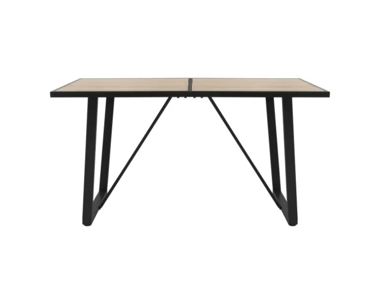 ML-Design Esstisch 140x70x75 cm Eiche Optik Rechteckiger für 6 Personen