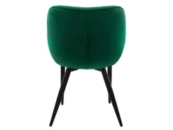 ML-Design Esszimmerstühle 4Er Set Dunkelgrün Küchenstuhl mit Dickem Samtstoff