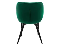 ML-Design Esszimmerstühle 2er Set Dunkelgrün aus Dickem Samtstoff