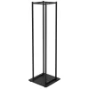 ML-Design Kaminholzregal 33 x 115 x 33 cm Rechteckig Schwarz Metall Innen/Außen