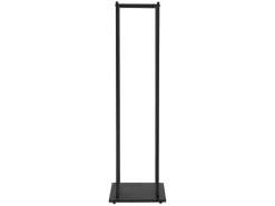 ML-Design Kaminholzregal 33 x 115 x 33 cm Rechteckig Schwarz Metall Innen/Außen