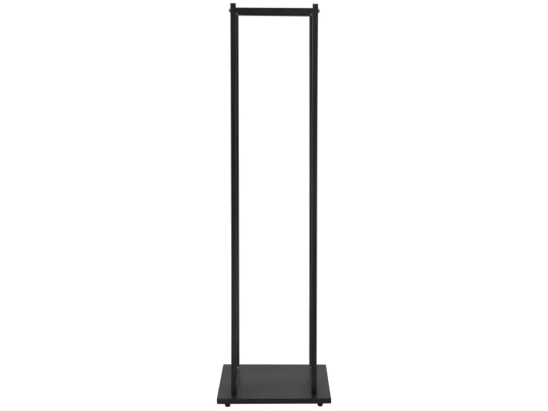 ML-Design Kaminholzregal 33 x 115 x 33 cm Rechteckig Schwarz Metall Innen/Außen