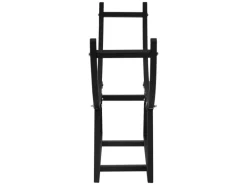 ML-Design Kaminholzregal 55 x 94 x 21 cm Schwarz Metall Innen/Außen U-förmiges