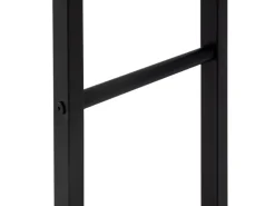 ML-Design Kaminholzregal 80x100x25 cm Rechteckig Schwarz Metall Innen/Außen