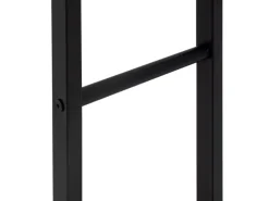 ML-Design Kaminholzregal 40x150x25 cm Rechteckig Schwarz Metall Innen/Außen