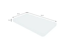 ML-Design Kindermatratze 80 x 160 x 10 cm Schadstoffgeprüft für Baby Junior
