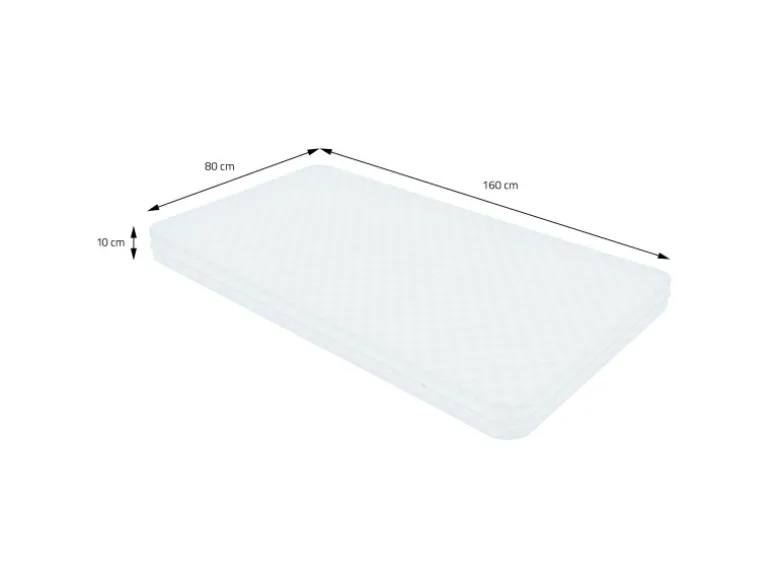 ML-Design Kindermatratze 80 x 160 x 10 cm Schadstoffgeprüft für Baby Junior