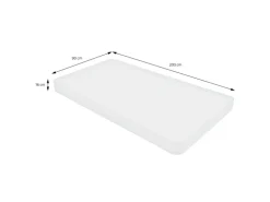ML-Design Matratze 90 x 200 x 16 cm Orthopädische 7-Zonen Kaltschaummatratze
