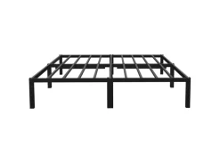 ML-Design Metallbett 160x200 cm Stahlrahmen mit Lattenrost Schwarz Bettgestell