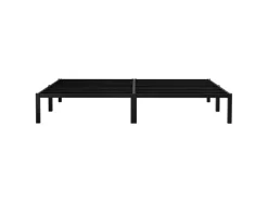 ML-Design Metallbett 160x200 cm Stahlrahmen mit Lattenrost Schwarz Bettgestell