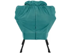 ML-Design Relaxsessel Petrol mit Armlehnen Kopfkissen und Seitentasche
