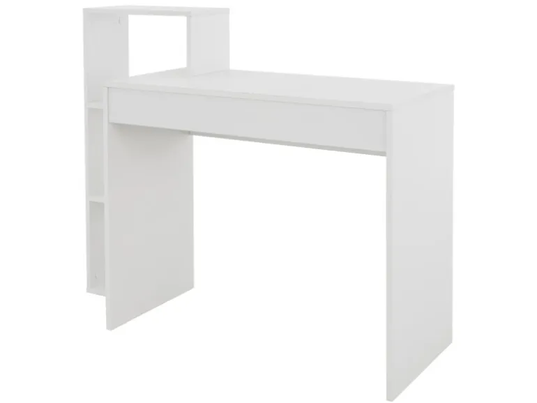 ML-Design Schreibtisch mit Regal 110x72x40 cm aus Holz 2in1 System für Zuhause