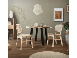 ML-Design Tischbeine 4Er Set I-96GRAD H72 cm Schwarz Stahl 8x8cm