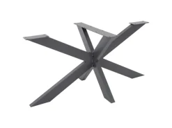 ML-Design Tischgestell Spider 78x71x120 cm Anthrazit Kreuzgestell Kreuz X-Design