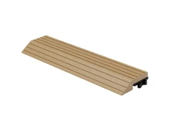 ML-Design WPC Abschlussleiste Gerade Teak für WPC-Fliesen