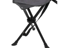 Mojawo 3-Bein Dreibeinhocker Campinghocker Anglerhocker Tragegurt Grau