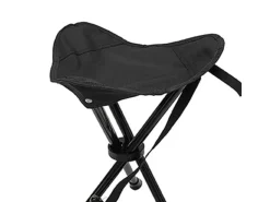 Mojawo 3-Bein Dreibeinhocker Campinghocker Anglerhocker Tragegurt schwarz