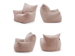 mokebo Kindersessel aus Cord Der Pausenheld Sitzsack Kinder Kindersitzsack in Rosa