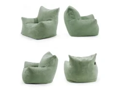 mokebo Kindersessel aus Cord Der Pausenheld Sitzsack Kinder Kindersitzsack in Grün