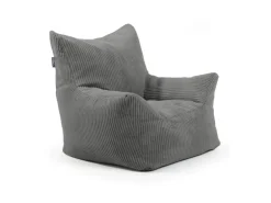 mokebo Kindersessel aus Cord Der Pausenheld Sitzsack Kinder Kindersitzsack in Anthrazit