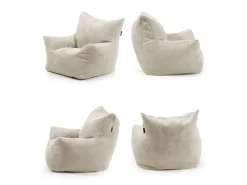 mokebo Kindersessel aus Cord Der Pausenheld Sitzsack Kinder Kindersitzsack in Beige