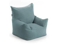 mokebo Kindersessel mit Stoffbezug Der Pausenheld Sitzsack Kinder Kindersitzsack in Petrol