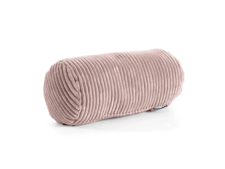 mokebo Nackenkissen mit Cordbezug Das Nickerchen Nackenrolle oder Kissenrolle in Rosa