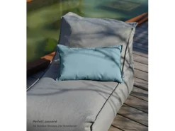 mokebo Outdoor Kissenbezug Das Ruhepolster 50x30cm Sofakissen Hülle in Eukalyptus Grün