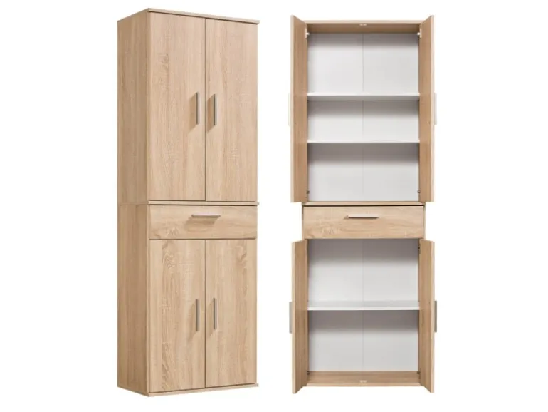 mokebo Schrank in Braun Der Praktische Mehrzweckschrank oder Aufbewahrungsschrank