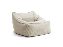 mokebo Sitzsack Sessel aus Cord Der Lümmel XXL Sitzsack Cord Sessel oder Sitz Sessel in Beige