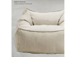 mokebo Sitzsack Sessel aus Cord Der Lümmel XXL Sitzsack Cord Sessel oder Sitz Sessel in Beige