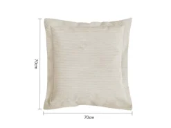 mokebo Sofakissen aus Cord Das Wölkchen Couchkissen oder Flatterkissen in Beige